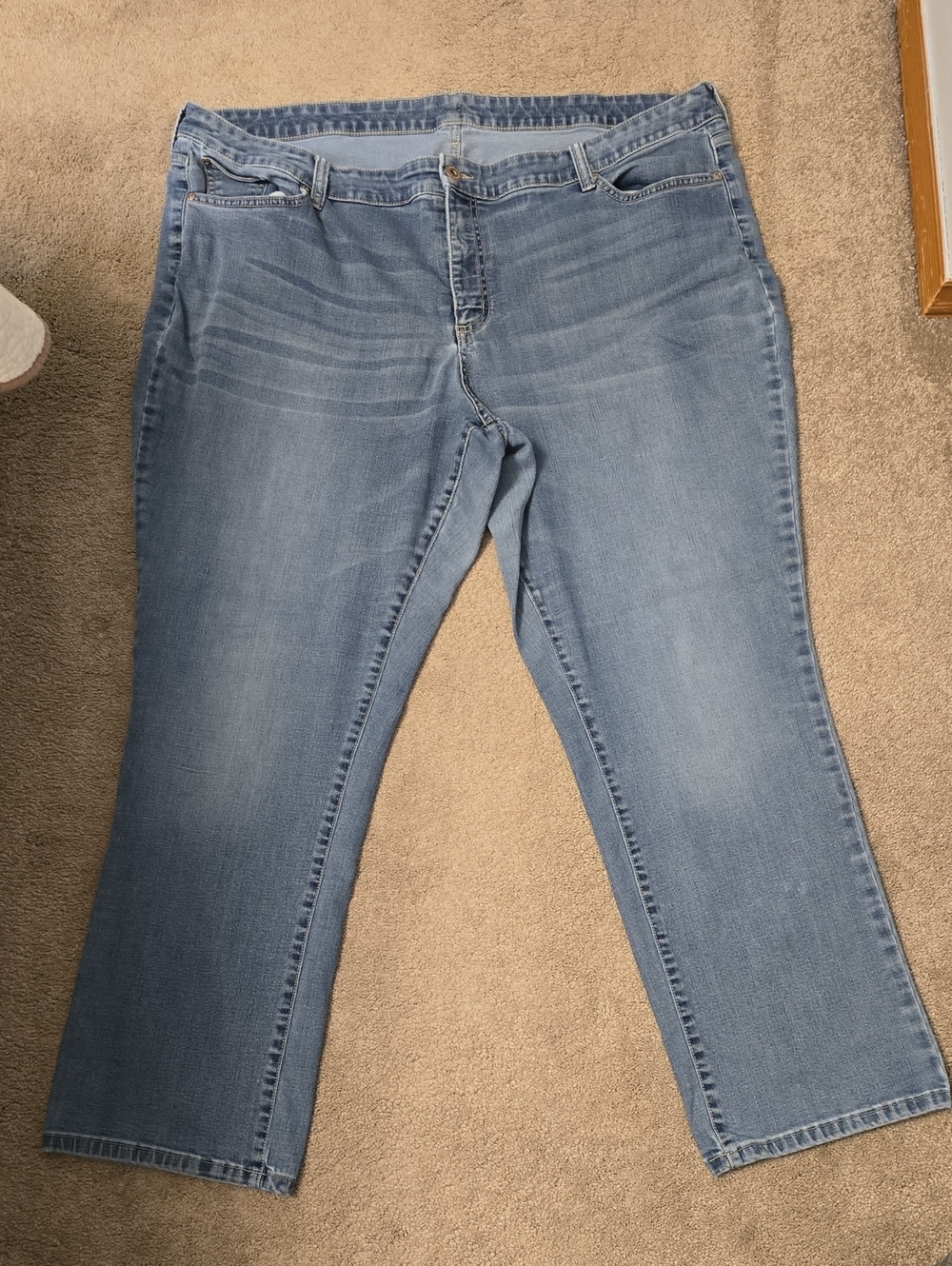 St. John's Bay Light Blue Boot Cut Jeans